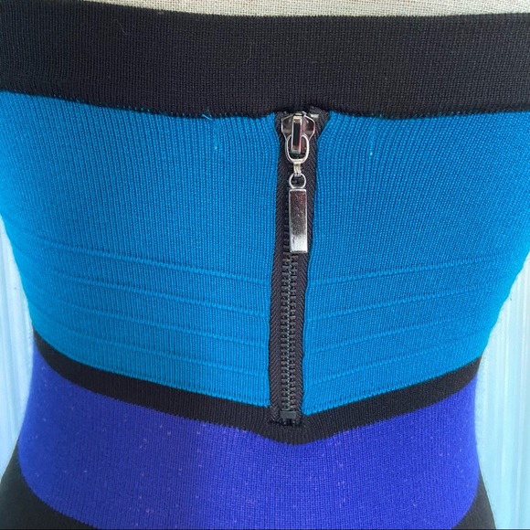 Multi Tone Knit Ribbed Dress Size XS - Picture 6 of 16